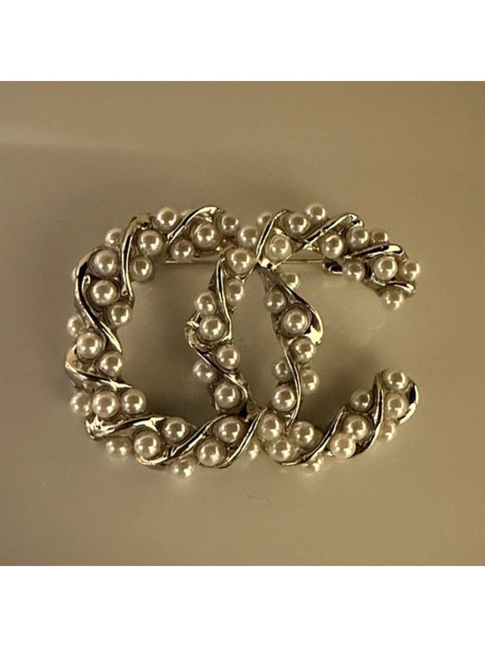 Chic Silver and Pearl Brooch Special occasions Brooches Evening Brooches